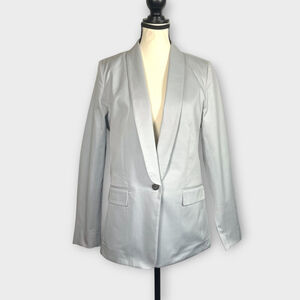 WILDFANG The Essential Ace Tux Blazer Unisex MEIUM Light Grey NEW